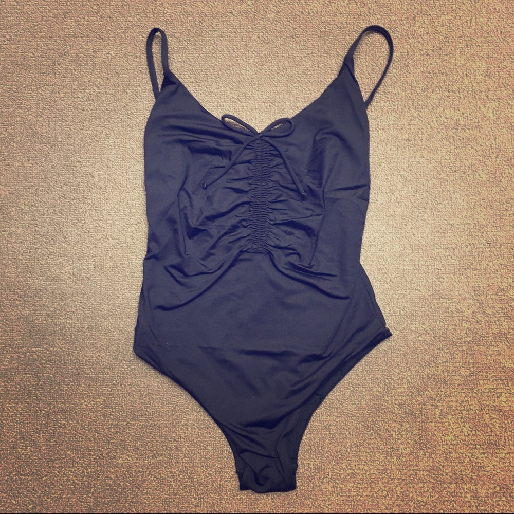 J. Crew Playa black one piece swim suit size S